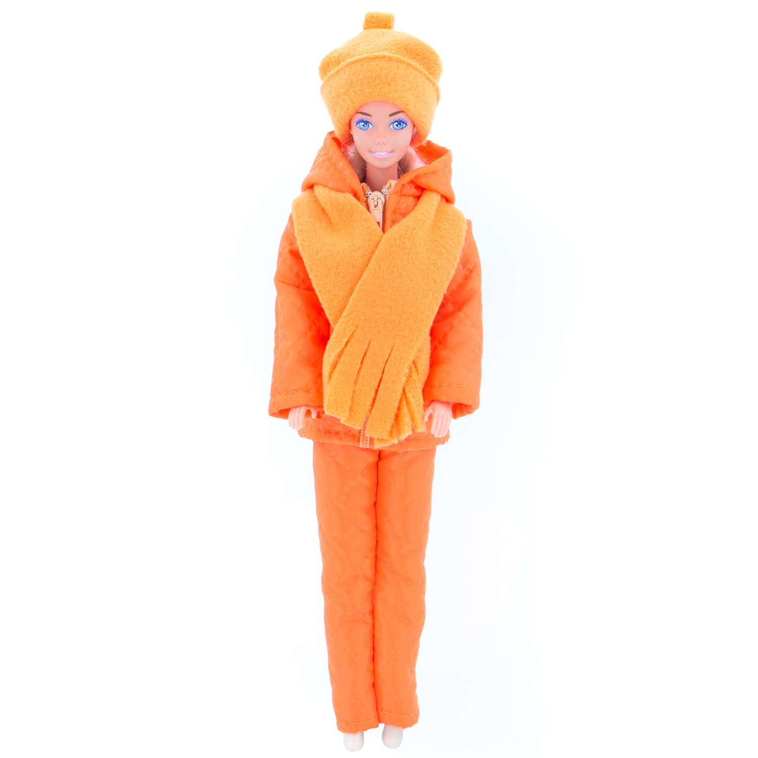 Комплект одежды Модница для куклы 29 см из синтепона 1404 оранжевый 1404оранжевый - фото 4