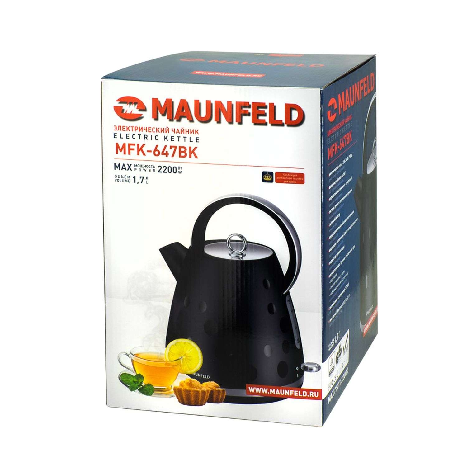 Чайник электрический MAUNFELD MFK-647BK - фото 7