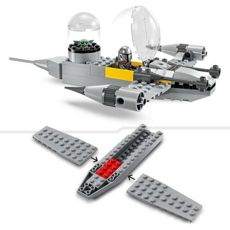 Конструктор LEGO Мандо и Роуг N-1 Starfighter 75410