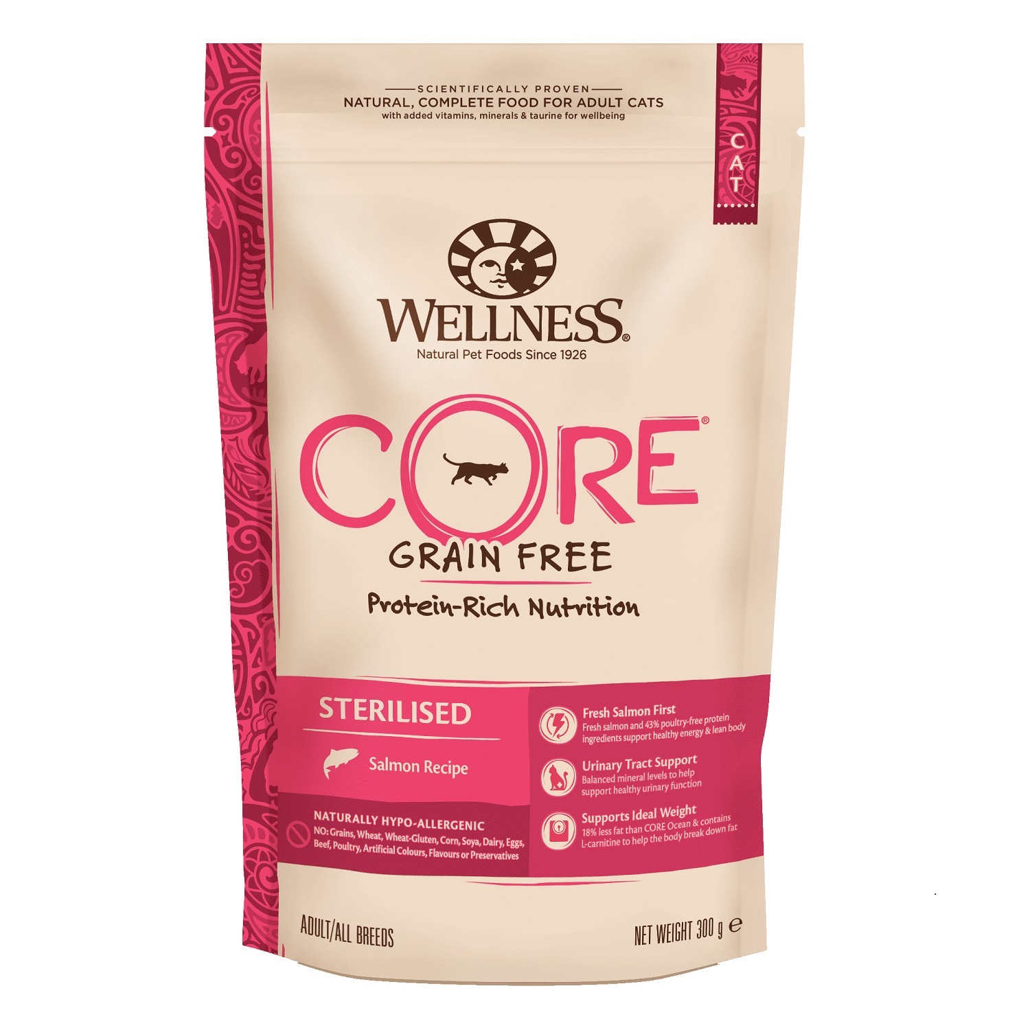 Сухой корм для кошек Wellness CORE 0.3 кг лосось (для стерилизованных и кастрированных) - фото 2