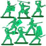 Набор солдатиков Воины и Битвы Гладиаторы зеленый цвет