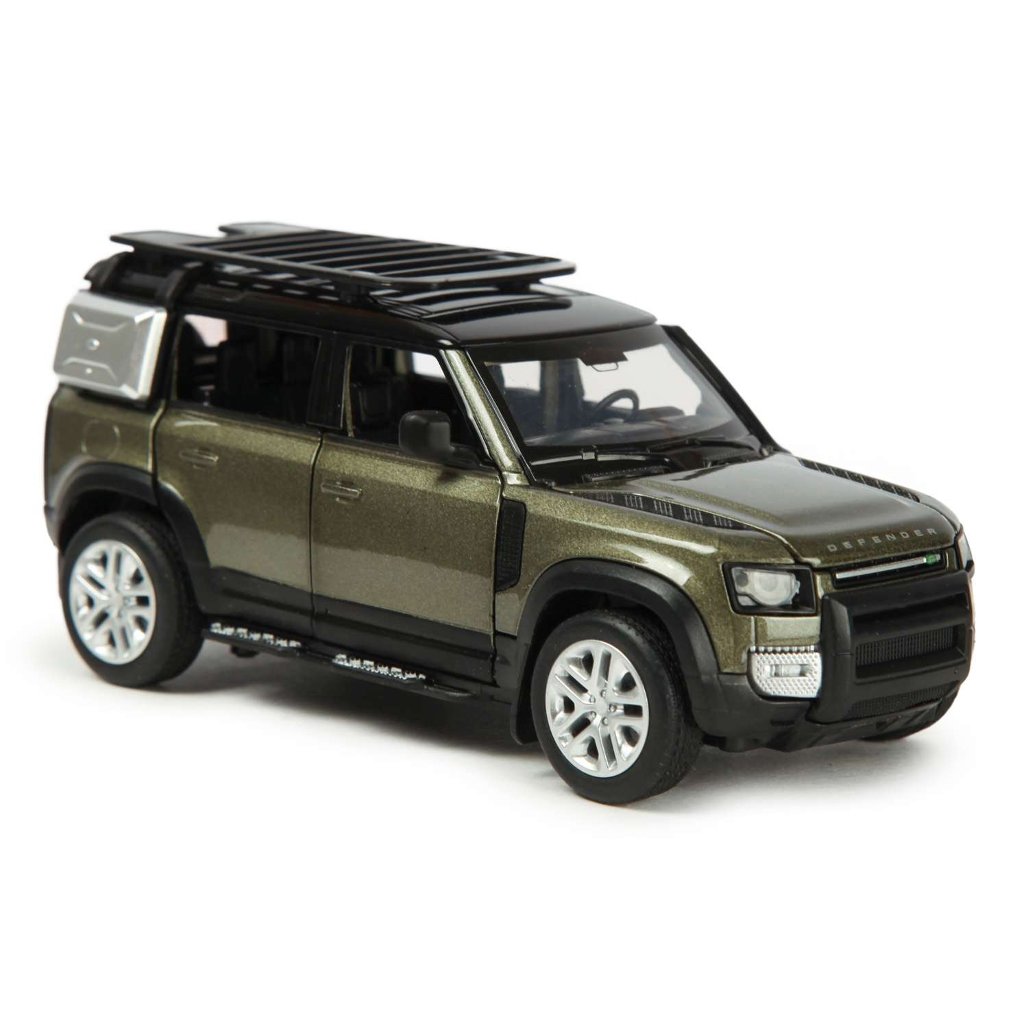 Машинка Mobicaro 1:32 2020 Land Rover Defender 110 Зеленая 68416 68416 - фото 1