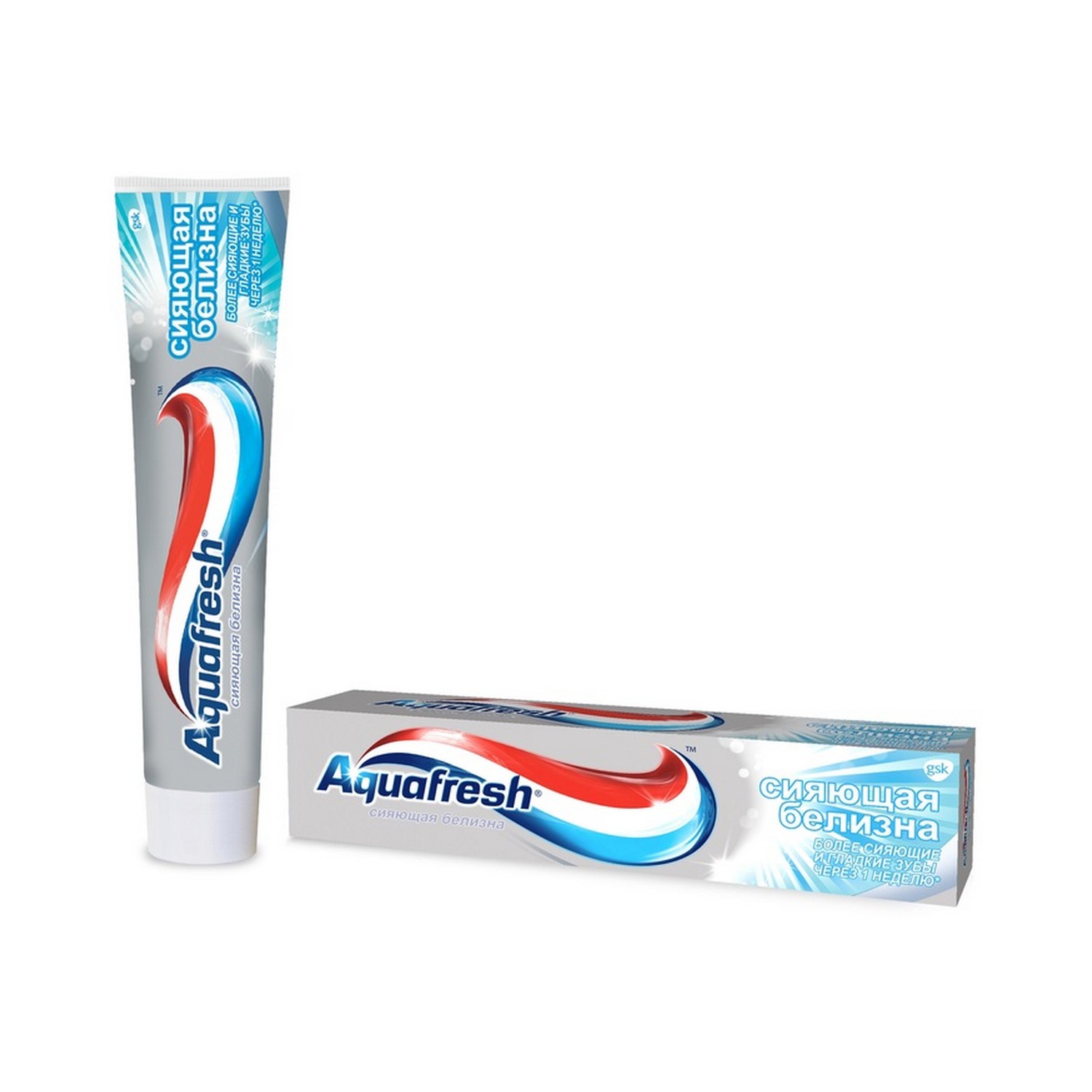 Зубная паста Aquafresh Сияющая Белизна 100мл - фото 1