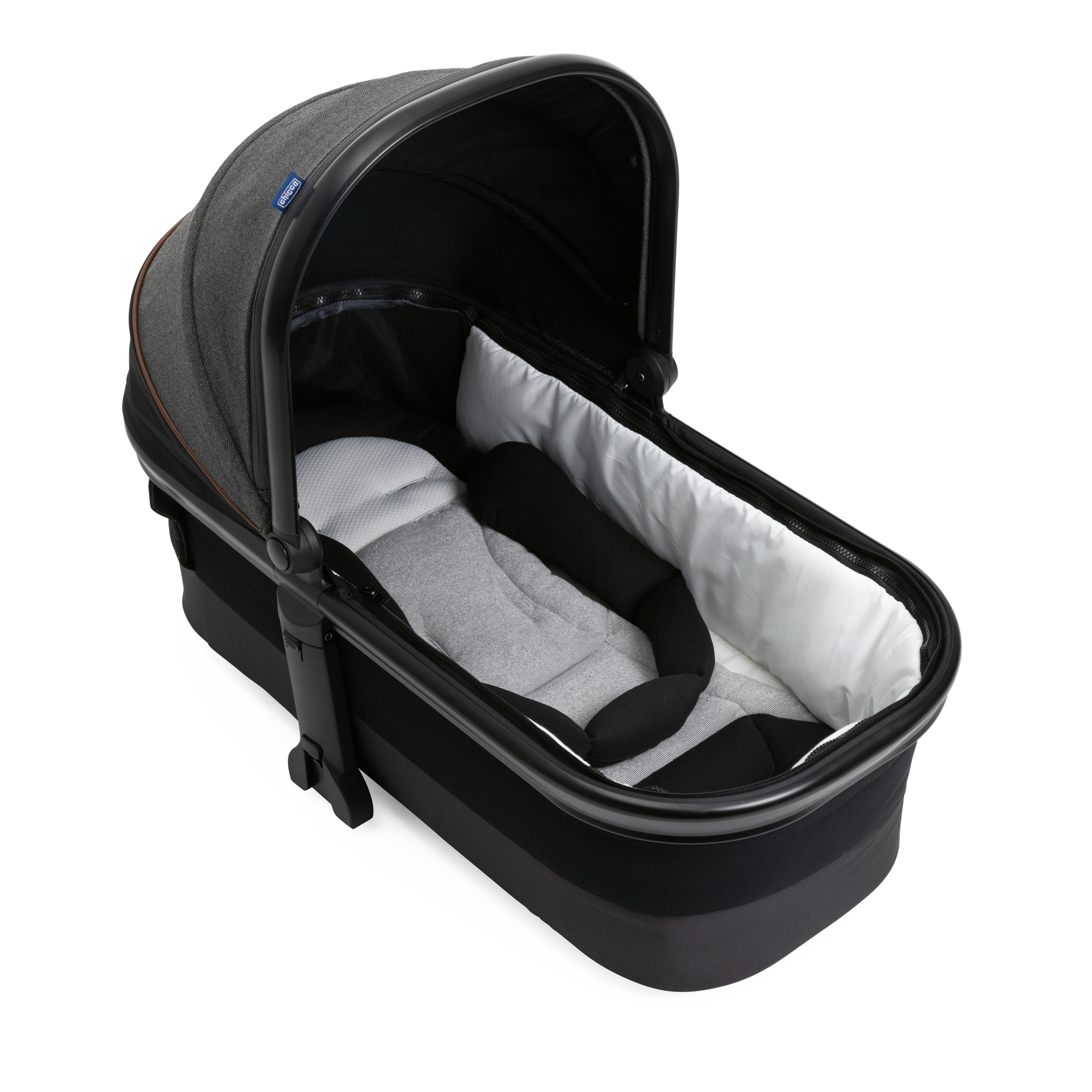 Люлька Chicco Mysa Light Carrycot Black Satin 05087027450000 - фото 1