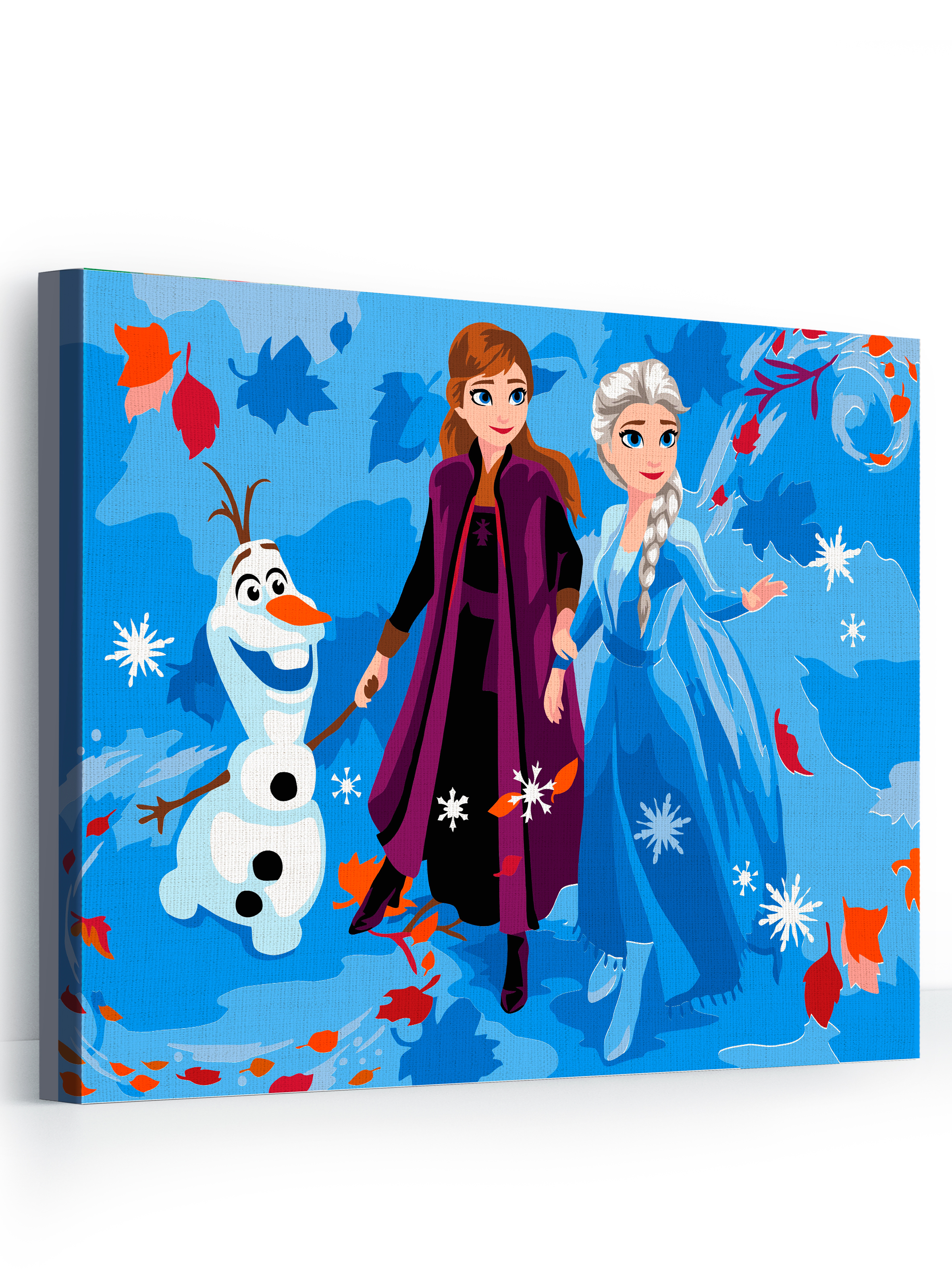 Картина по номерам ARTOP Набор для творчества холст на подрамнике 40х50 см Frozen - фото 1