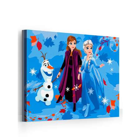 Картина по номерам ARTOP Набор для творчества холст на подрамнике 40х50 см Frozen