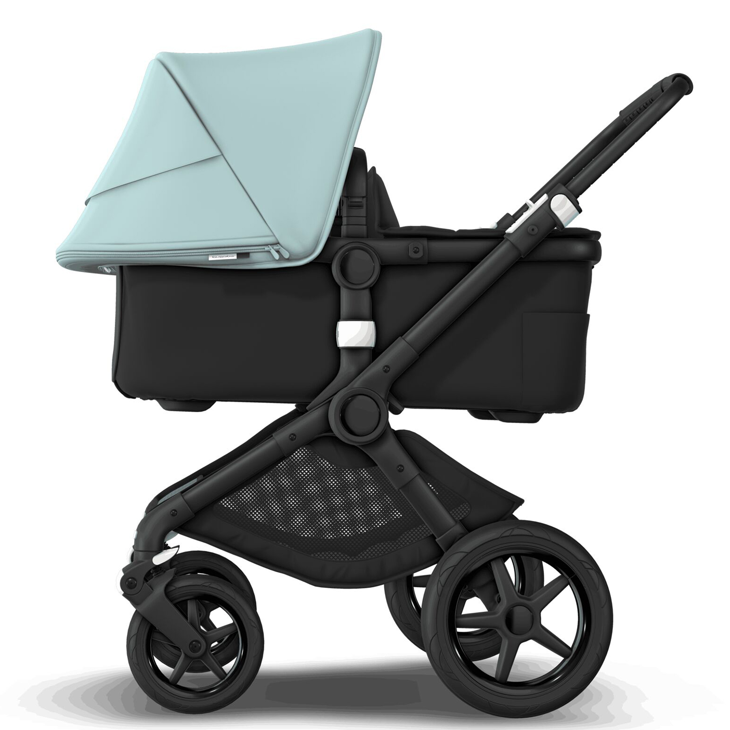 Коляска 2в1 Bugaboo Fox2 Complete Black Black-Vapor Blue - фото 4