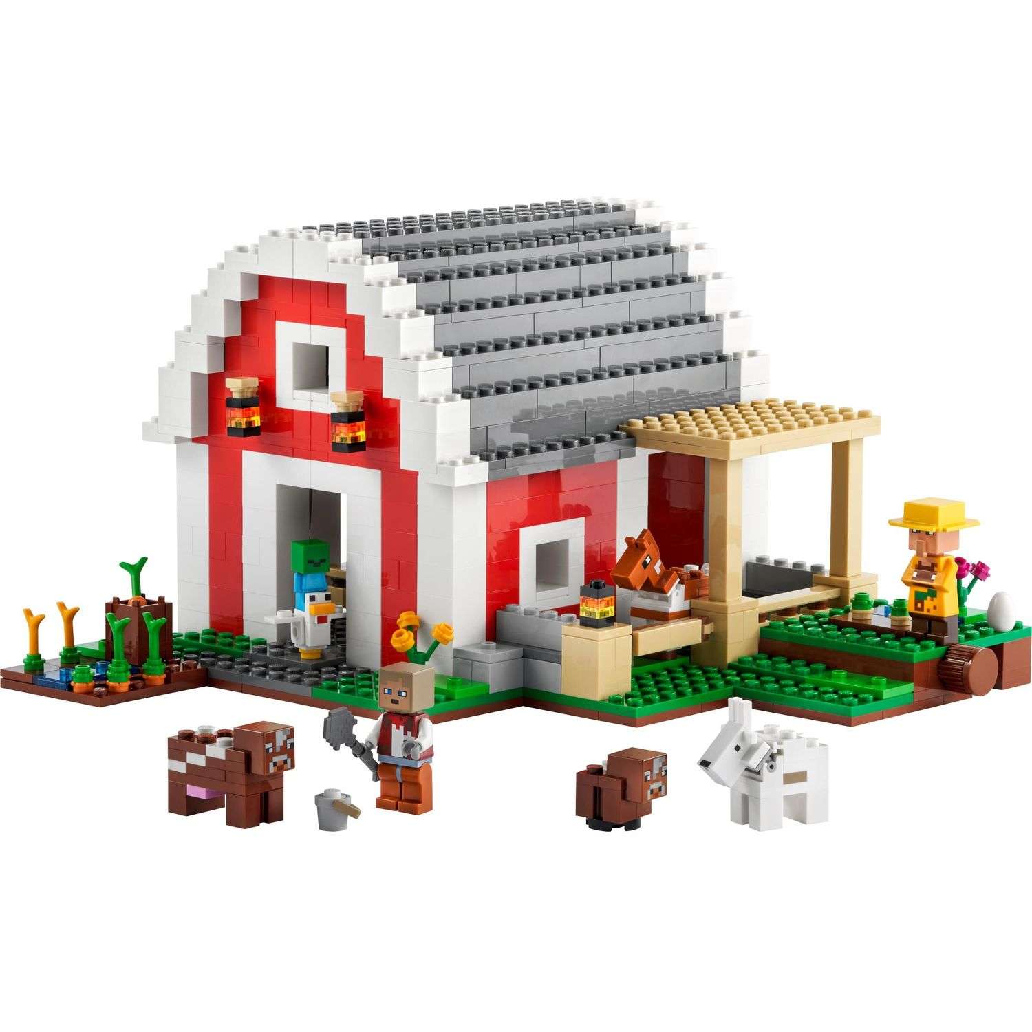 Конструктор LEGO Minecraft Красный амбар 21187 - фото 2