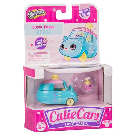 Машинка Cutie Cars с мини-фигуркой Shopkins S3 Бабби Бипс