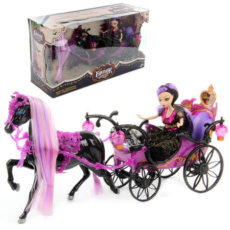 Кукла Veld Co с лошадкой и каретой