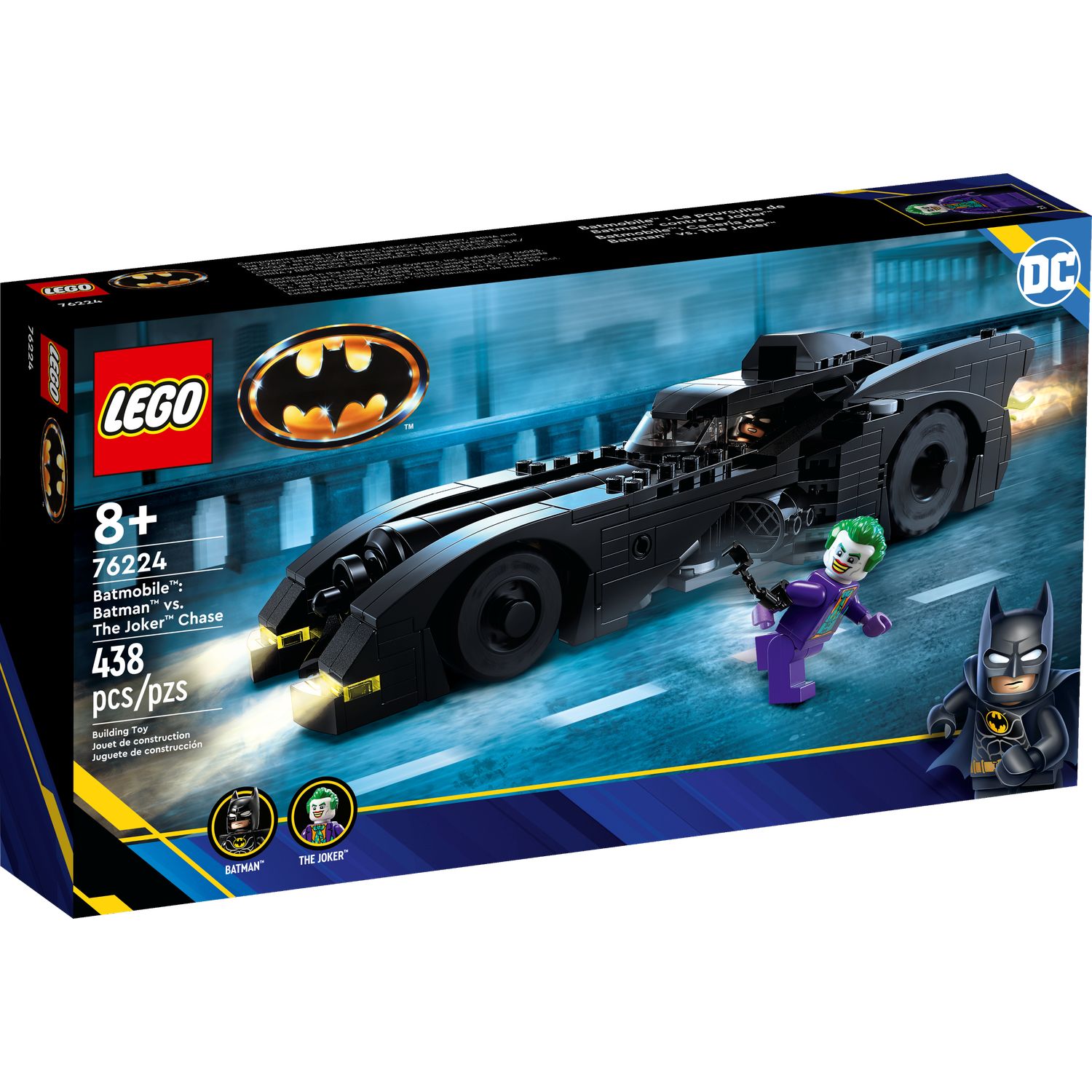 Конструктор LEGO Batmobile: Batman vs. The Joker Chase 76224 купить по цене  4999 ? в интернет-магазине Детский мир