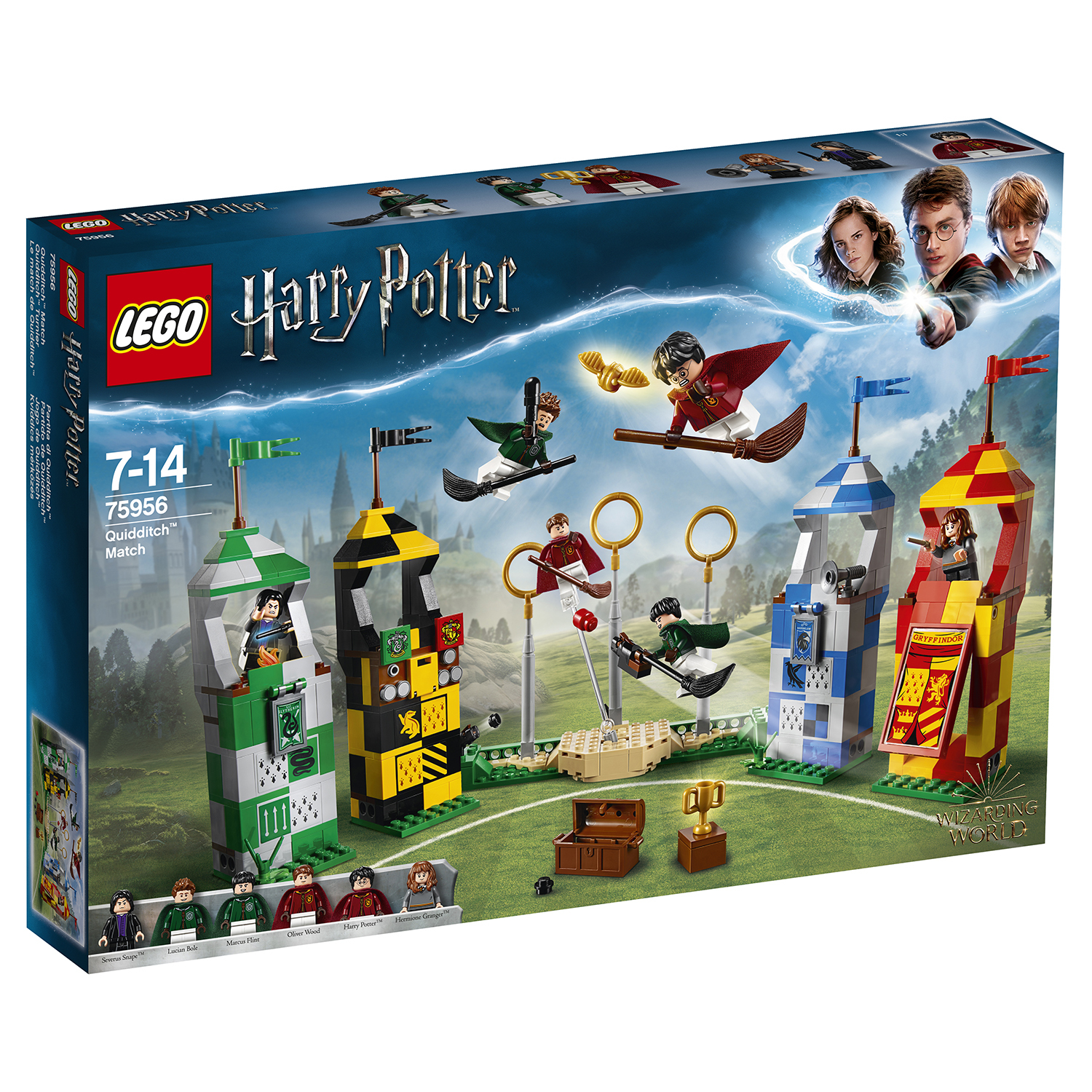 Конструктор LEGO Harry Potter Матч по квиддичу 75956 купить по цене 2999 ₽  в интернет-магазине Детский мир