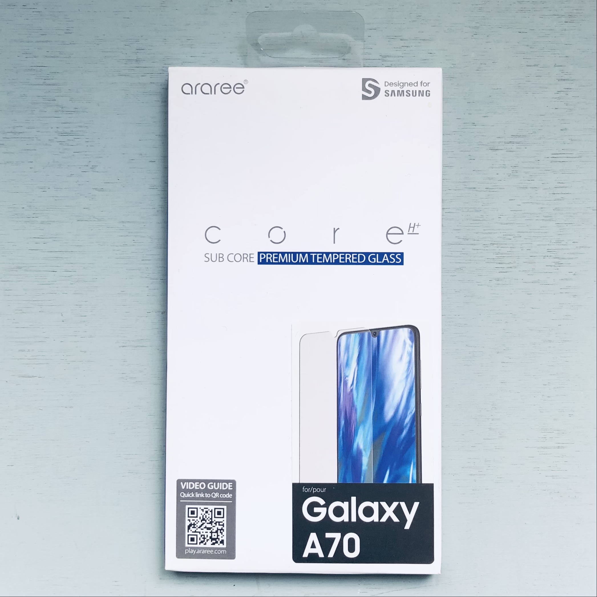 Защитное стекло ARAREE PREMIUM GLASS Araree для Samsung A70/ Redmi 9A /9C /Realme RMX2020/ C3 - фото 1