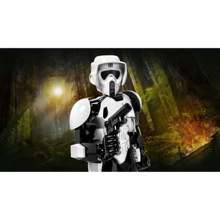 Конструктор LEGO Star Wars Штурмовик-разведчик на спидере блочный
