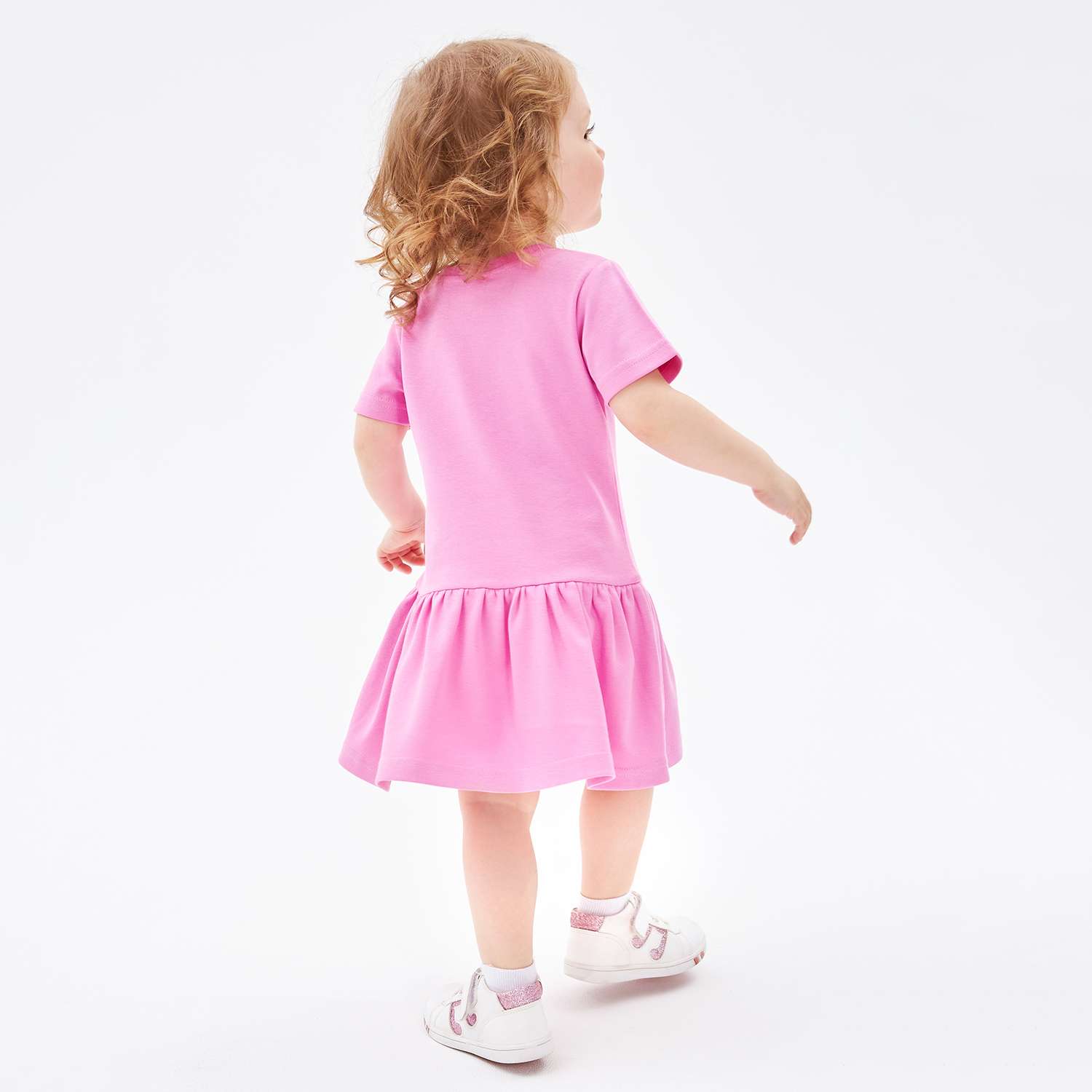Платье Lucky Child 143-63/розовый/0-2 - фото 4