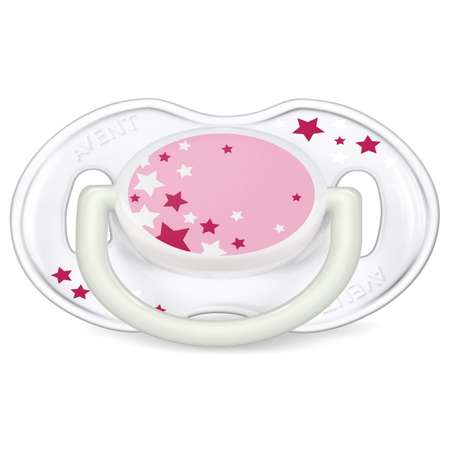 Пустышка Philips Avent Classic ночная 0-6 мес 2 шт SCF176/28