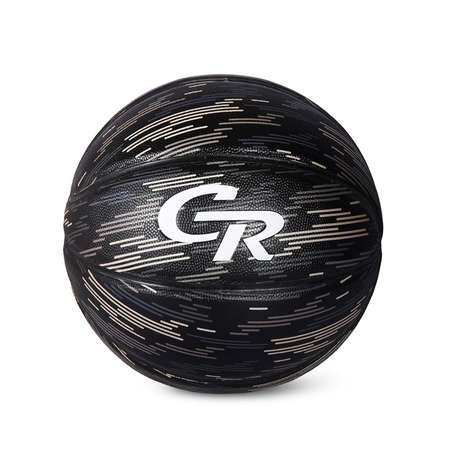 Мяч баскетбольный ДЖАМБО клееная конструкция размер 7 чёрный