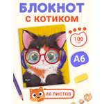 Блокнот Проф-Пресс карманный Скетчбук 80 листов MeowBook от MyArt Стильный меломан