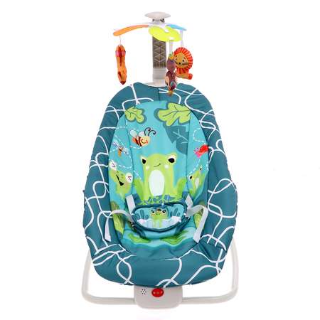 Музыкальная кресло-качалка Sima-Land для новорожденных цвет бирюзовый