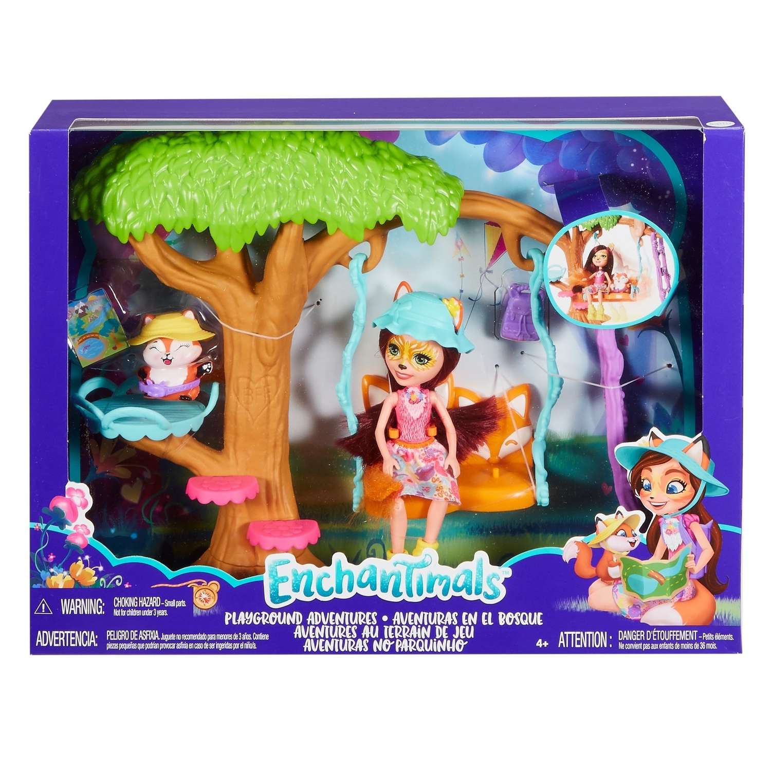 Набор игровой Enchantimals Кукла со зверюшкой Лиса Фелисити FRH45 FRH44 - фото 2