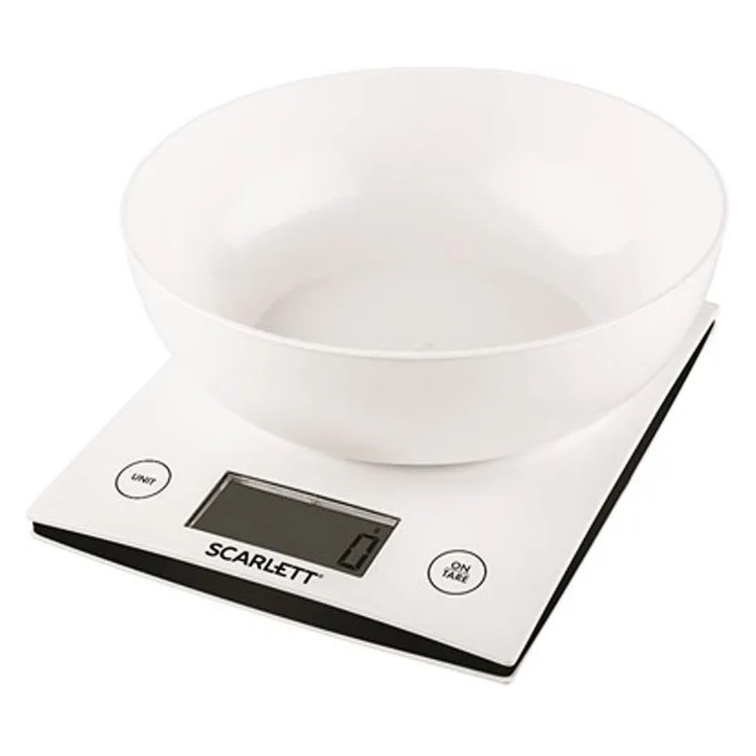 Весы кухонные электронные Scarlett SC-KS57B10 до 5кг белый - фото 1