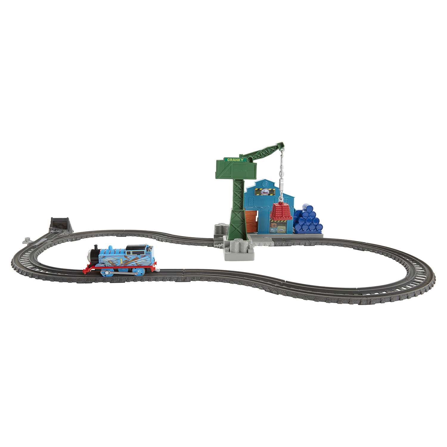 Игровой набор Thomas & Friends с паровозиком Томасом и подъемным краном Крэнки DVF73 - фото 4