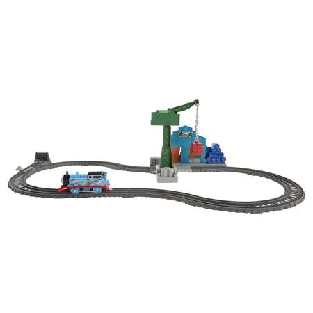 Игровой набор Thomas & Friends с паровозиком Томасом и подъемным краном Крэнки