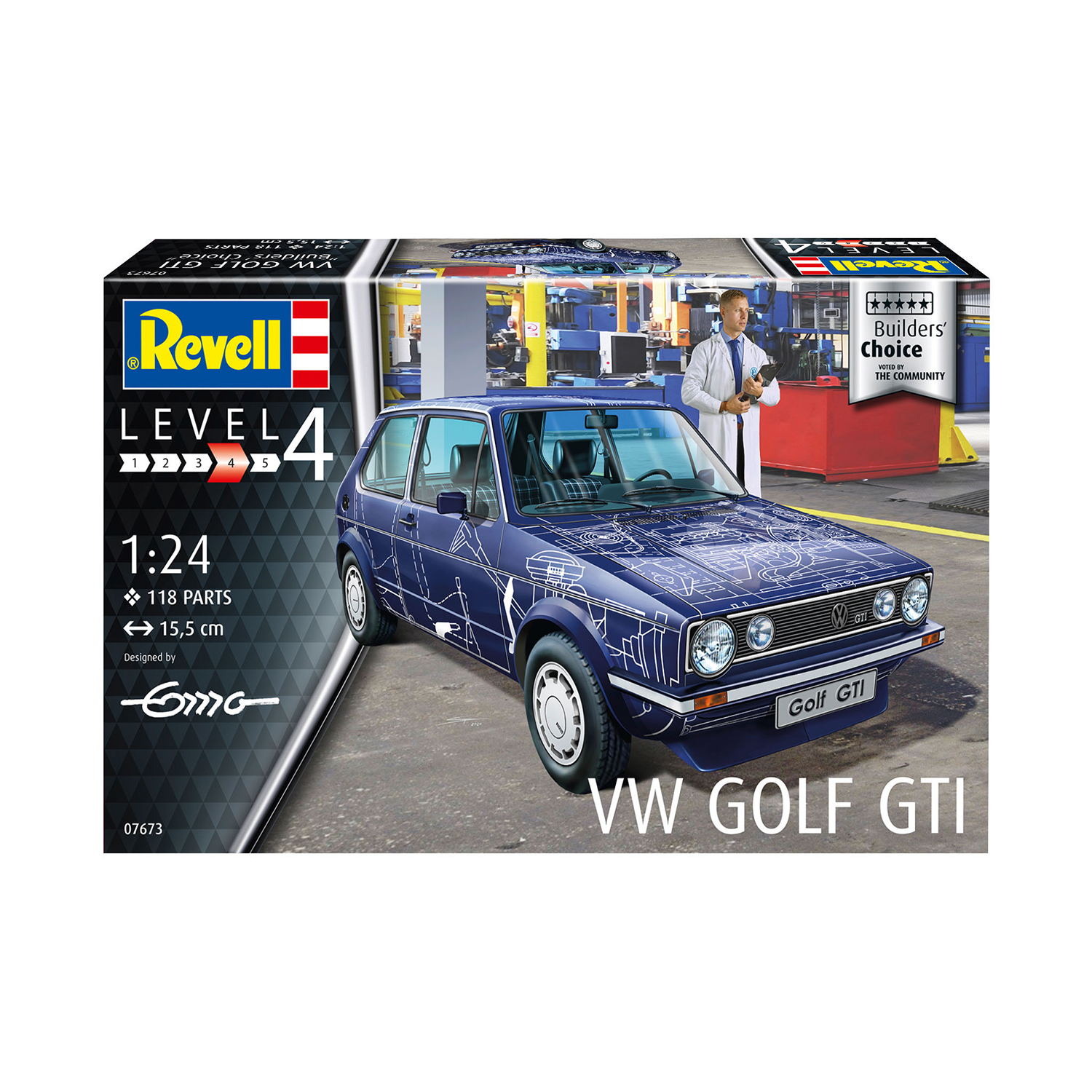 Сборная модель Revell Автомобиль VW Golf Gti Builders Choice купить по цене  4679 ₽ в интернет-магазине Детский мир