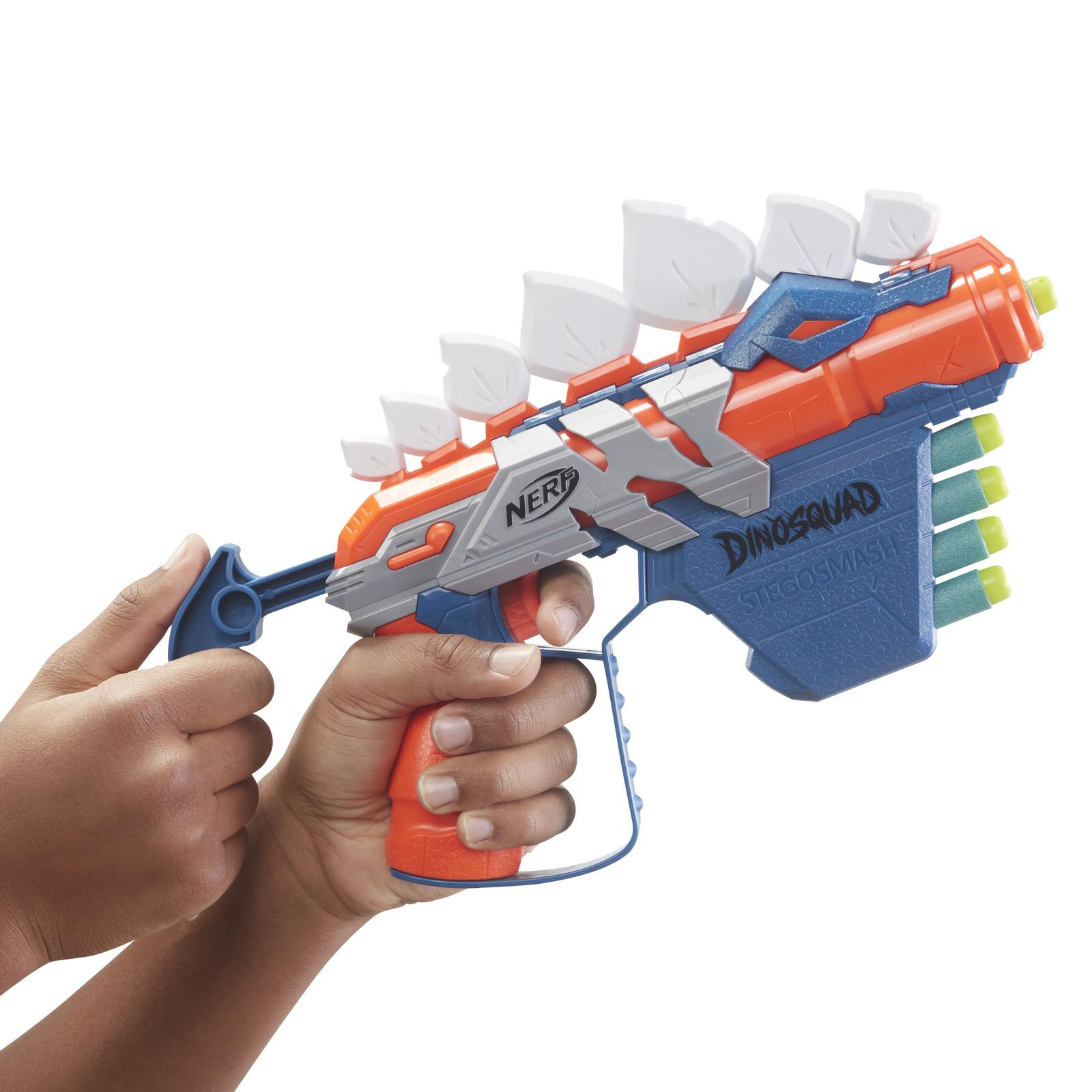 Набор игровой Hasbro (Nerf) Бластер Дино Стегосмэш F0805EU4 - фото 5