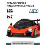 Автомобиль АВТОпанорама McLaren 1:32 инерционный оранжевый