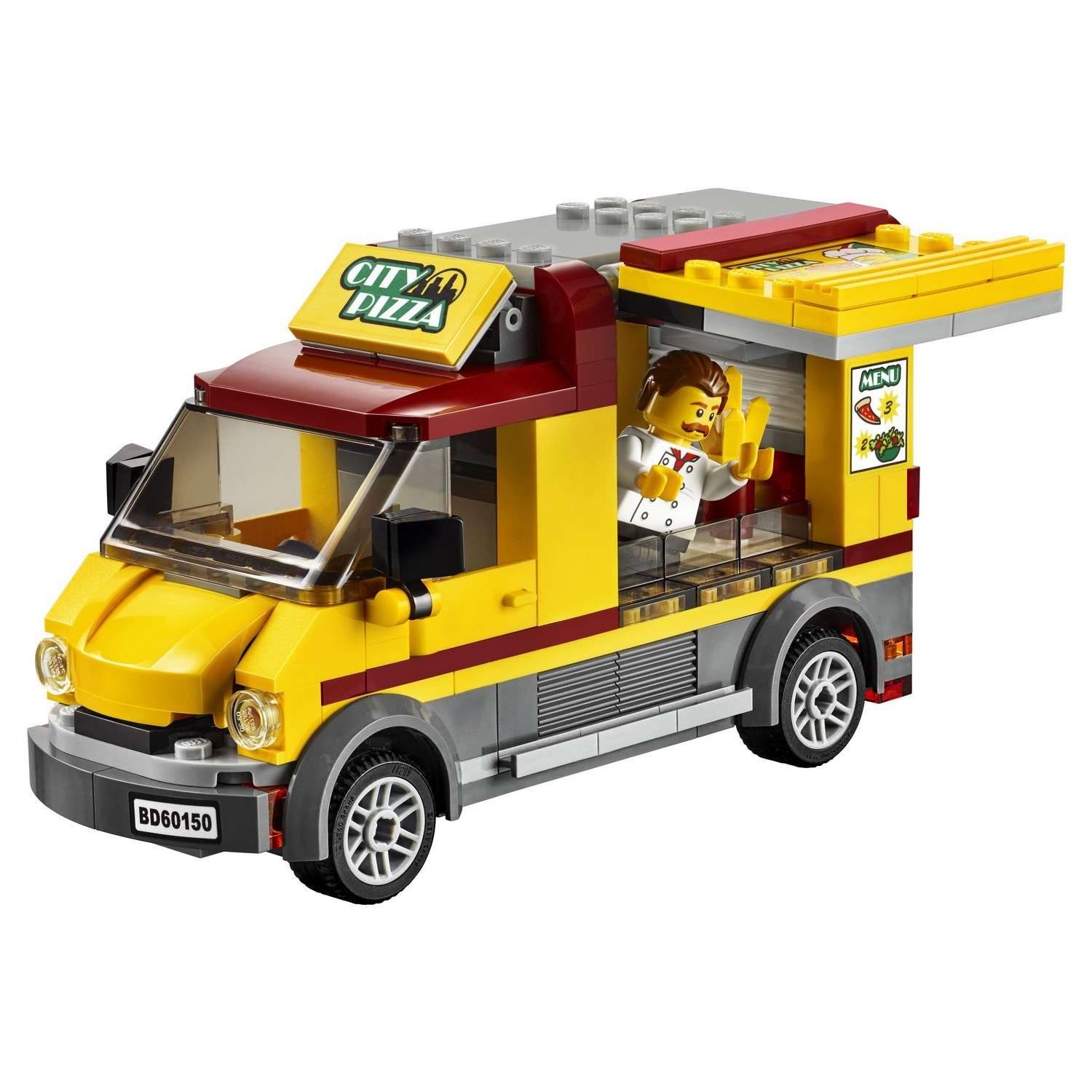 Конструктор LEGO City Great Vehicles Фургон-пиццерия (60150) - фото 11
