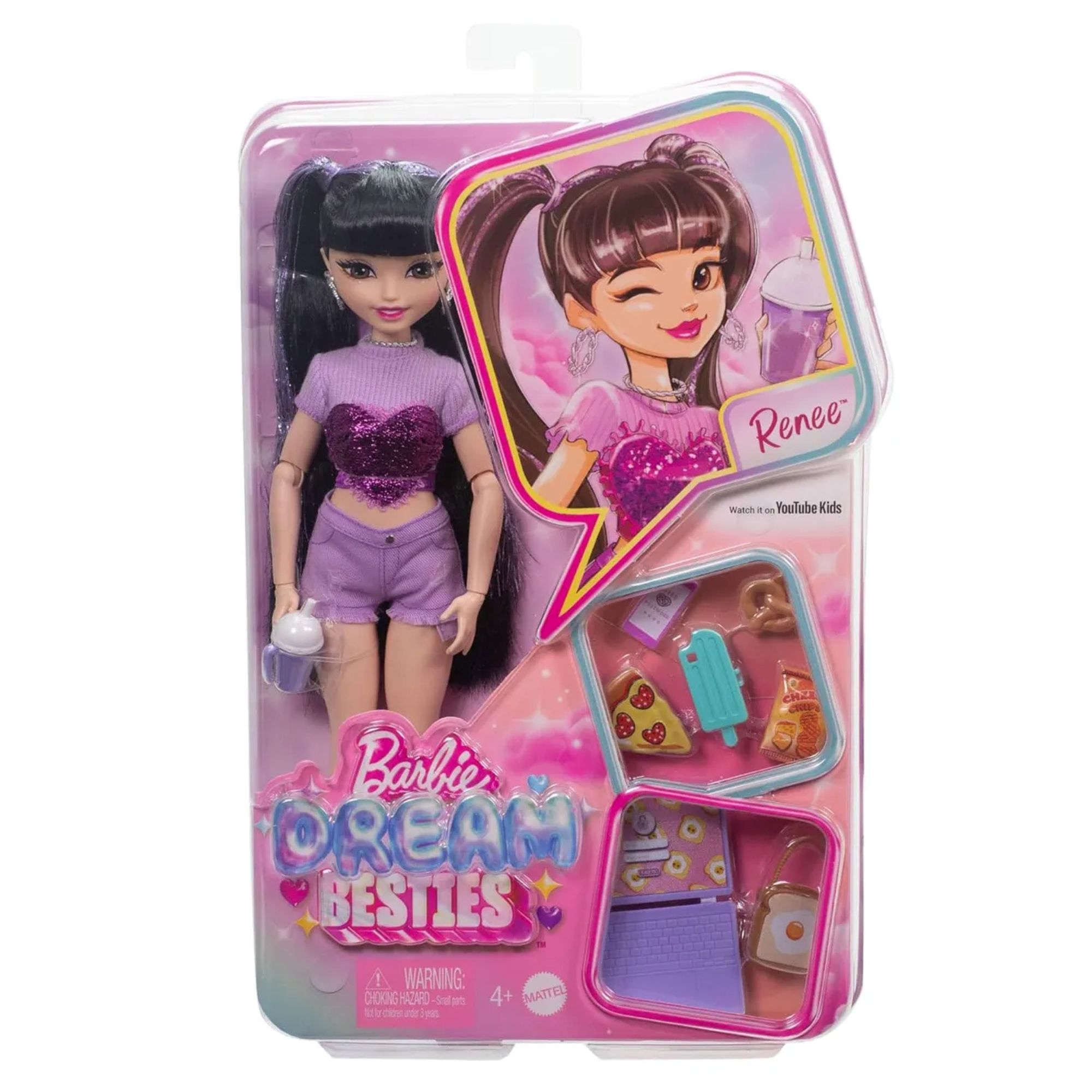 Кукла модельная Mattel Barbie Рени Друзья мечты HYC24 - фото 3