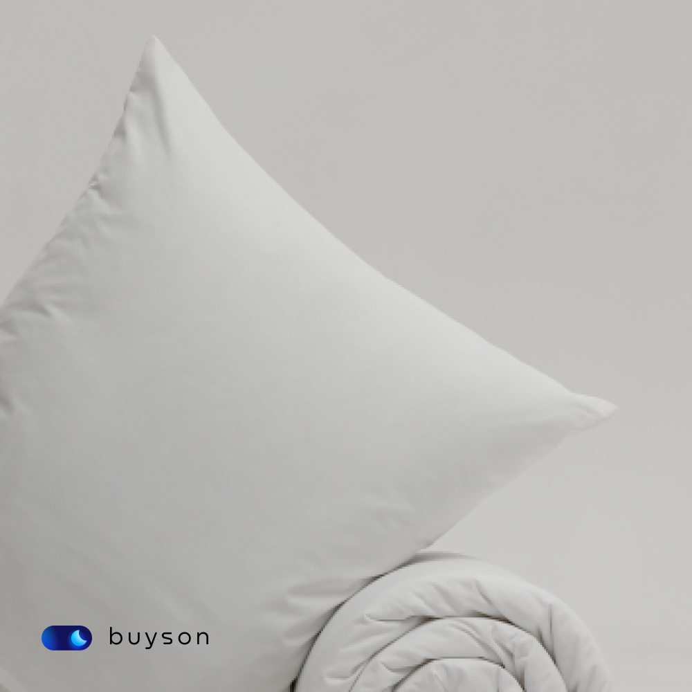 Комплект наволочек buyson BuyDream 50х70 см, хлопковый поплин, цвет белый - фото 8