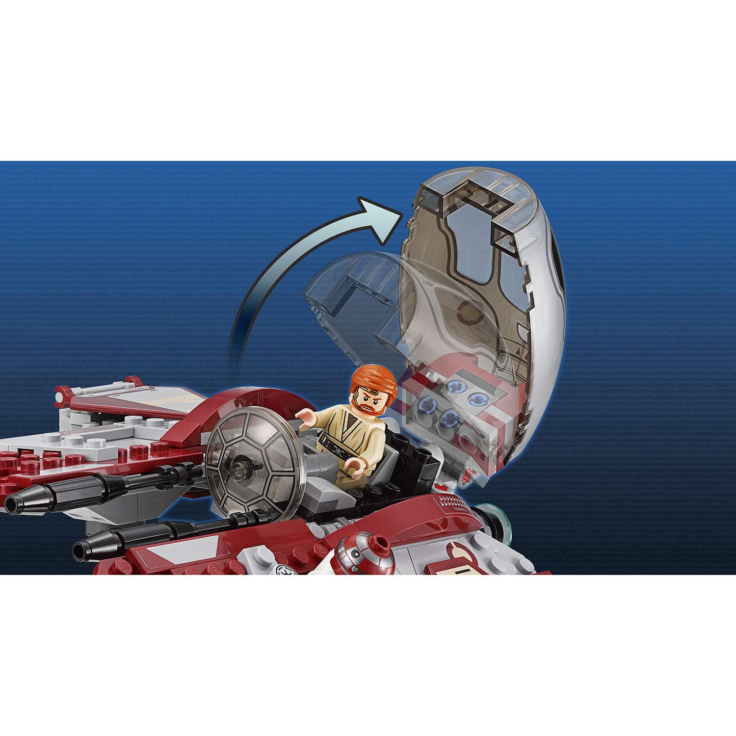 Конструктор LEGO Star Wars TM Перехватчик джедаев Оби-Вана Кеноби™ (75135) - фото 9