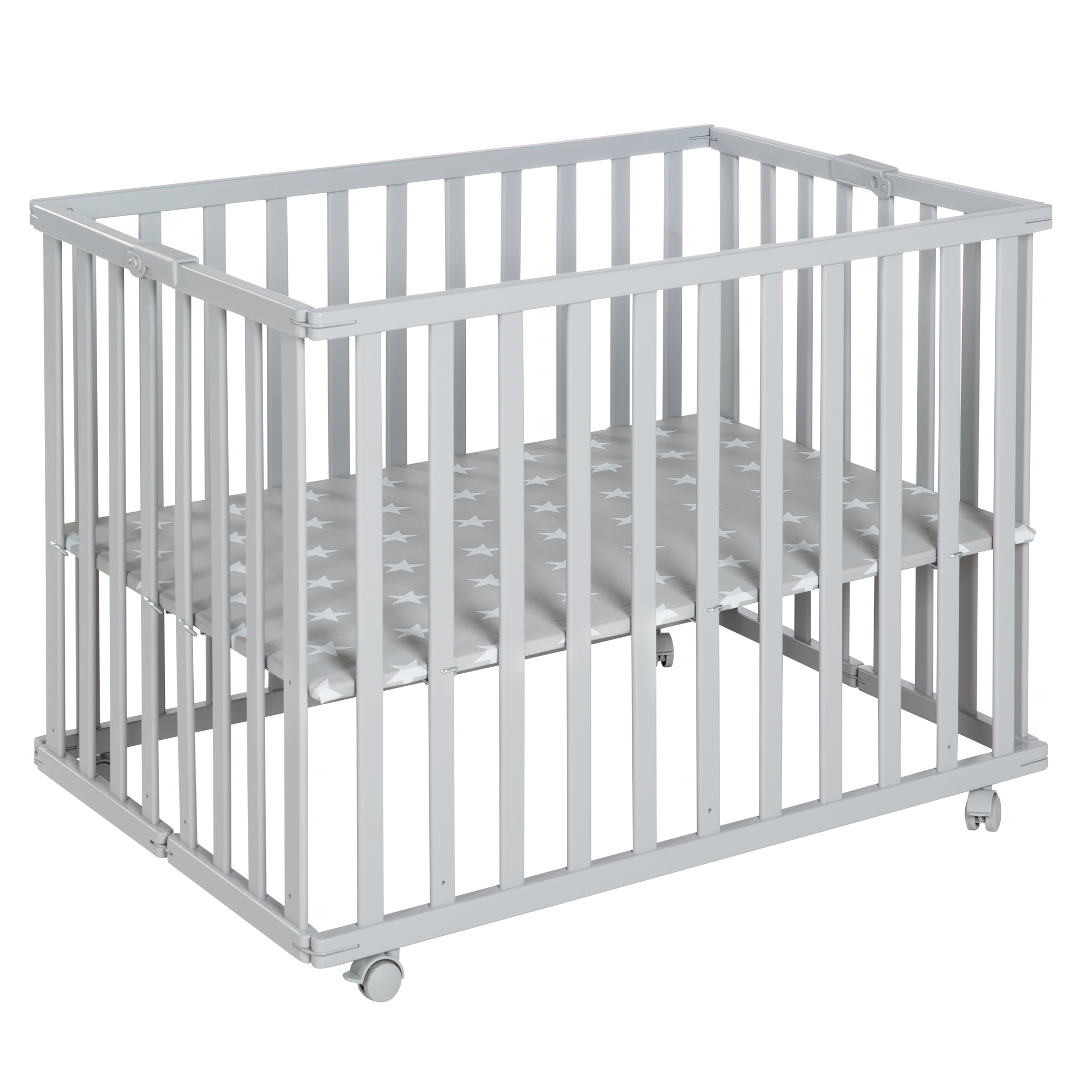 Манеж детский Roba Foldable playpen деревянный складной 202703TP - фото 12