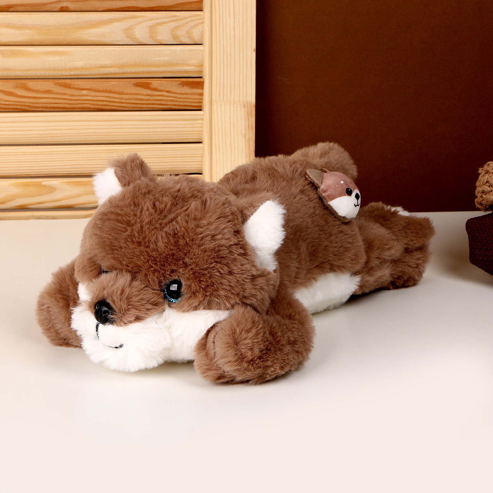 Мягкая игрушка Sima-Land «Собака» 33 см цвет коричневый - фото 1