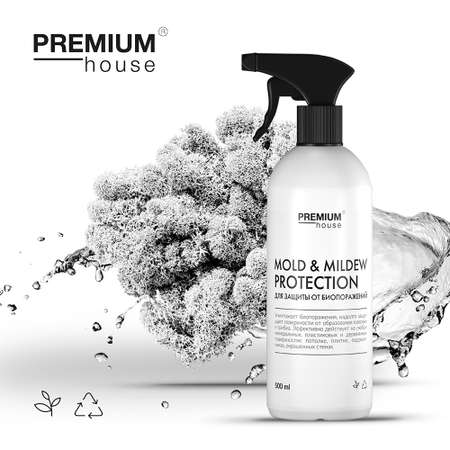 Чистящее средство Premium House для уничтожения биопоражений и долговременной защиты без хлора 0.5 л