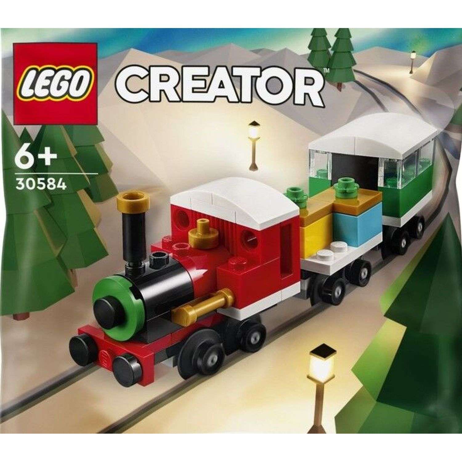 Конструктор LEGO Creator Зимний праздничный поезд 30584 - фото 1