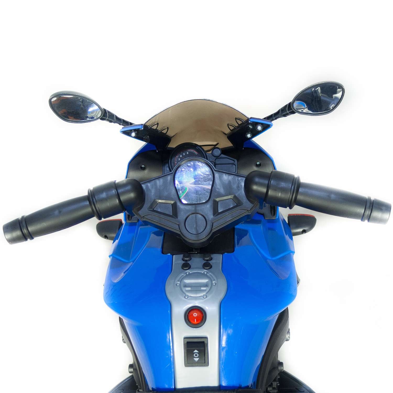 Электромобиль TOYLAND Мотоцикл Minimoto JC917 синий - фото 6