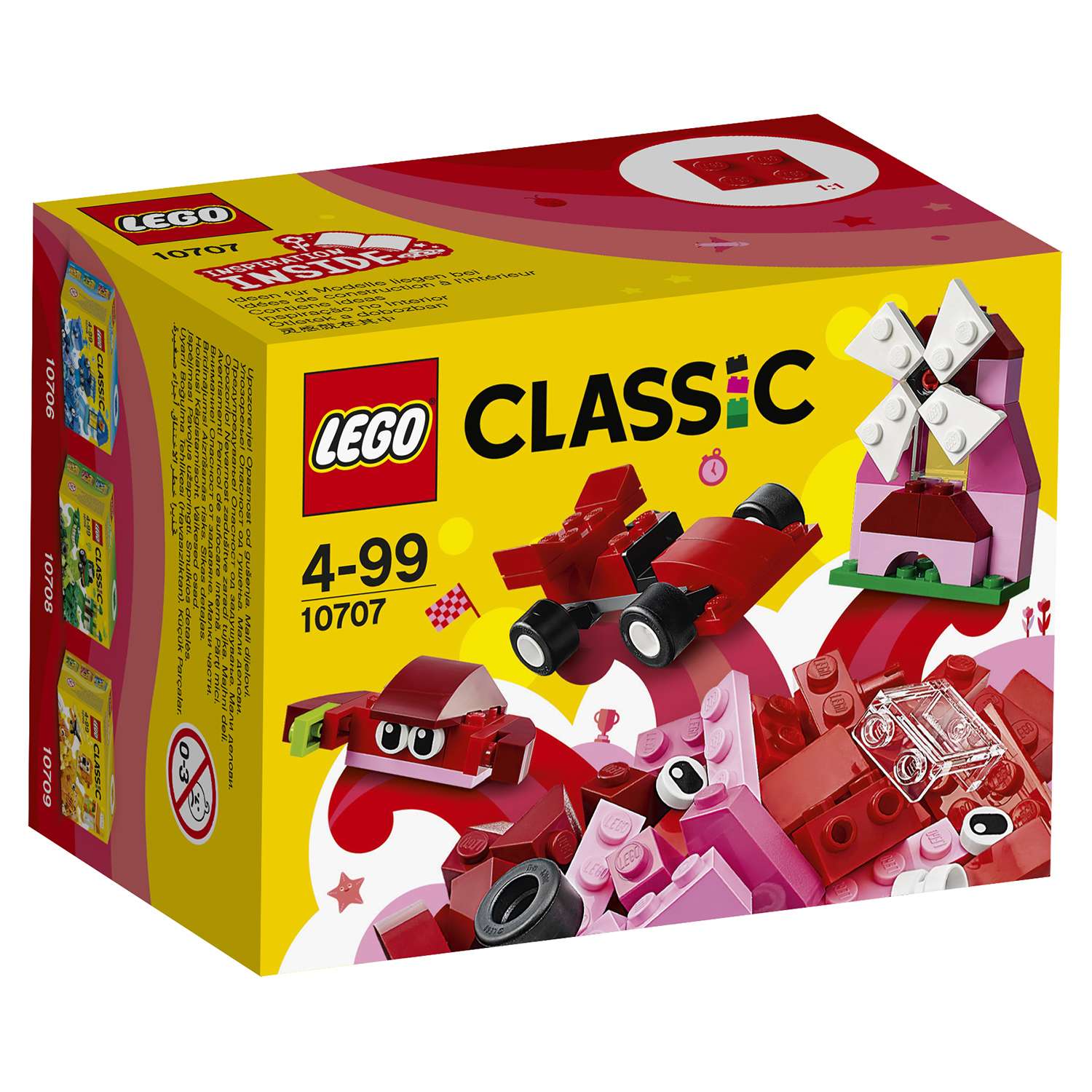 Конструктор LEGO Classic Красный набор для творчества (10707) - фото 14
