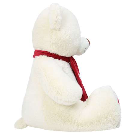 Плюшевый медведь Мягкие игрушки БелайТойс Кельвин цвет молочный 120 см
