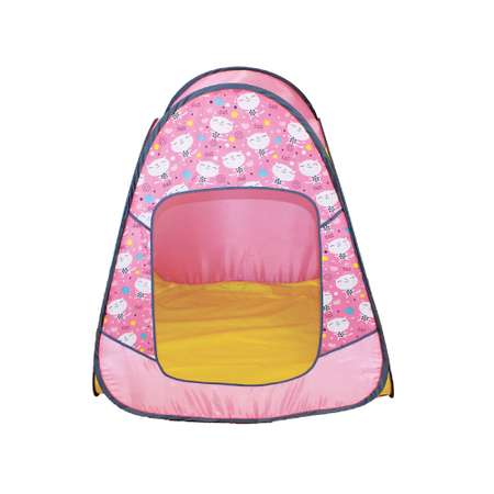 Палатка игровая Belon familia принт коты на розовом