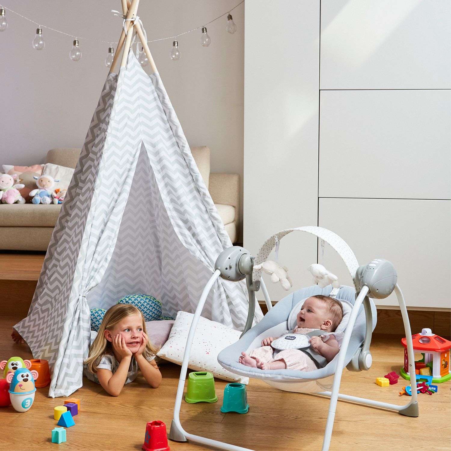 Качели Relax & Play cool Grey