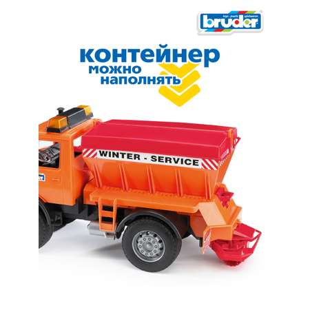 Бульдозер Bruder Mercedes Benz 1:16