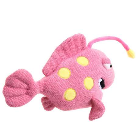 Игрушка Abtoys Knitted Рыба вязаная Удильщик с подсветкой