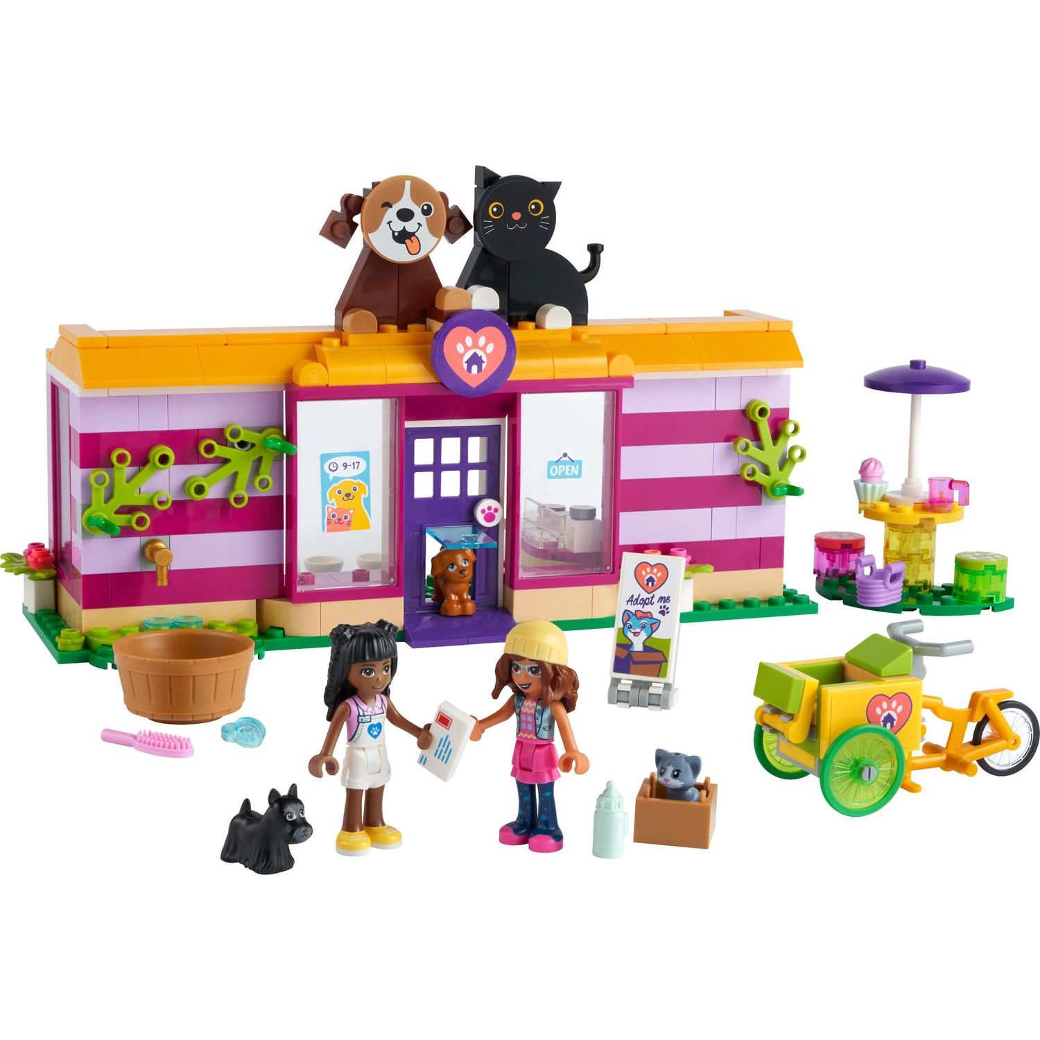 Конструктор LEGO Friends Кафе-приют для животных 41699 купить по цене 2999  ₽ в интернет-магазине Детский мир