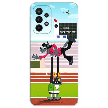 Силиконовый чехол Mcover для смартфона Samsung A23 Союзмультфильм Злой робот