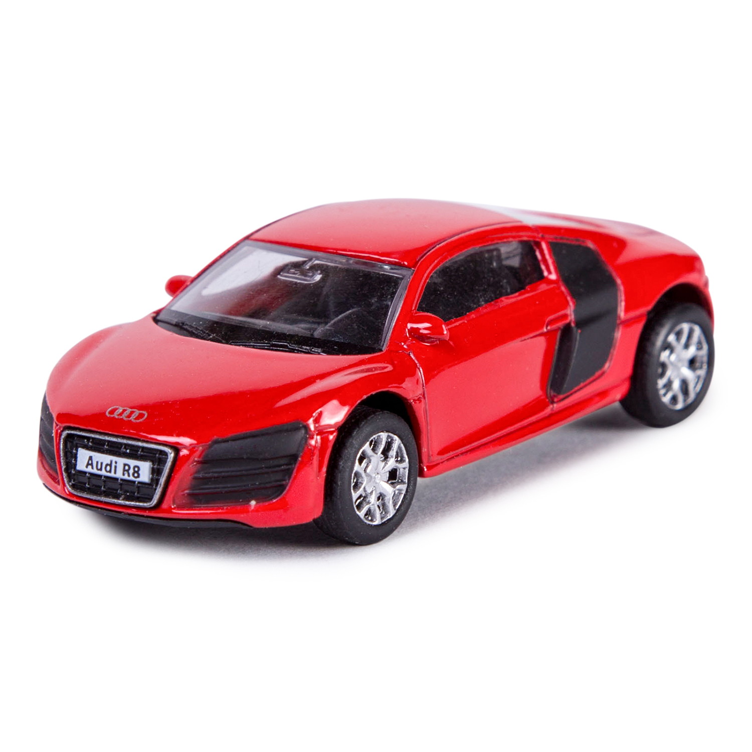 Автомобиль Mobicaro Audi 1:64 инерционный красный 354996 - фото 1