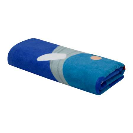 Махровое полотенце Bravo Киты 60х120 см синее