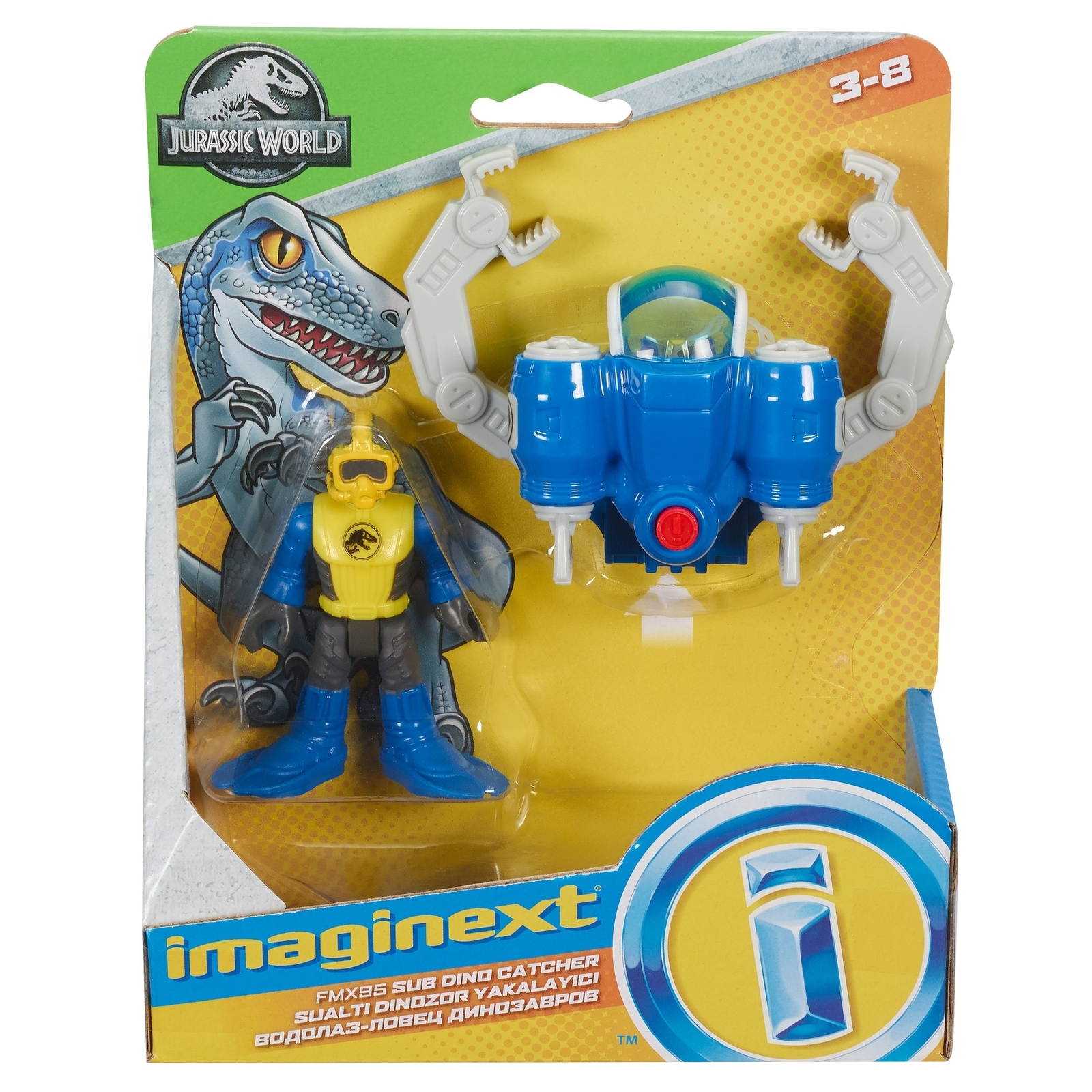 Набор игровой IMAGINEXT JW Подводный ловец динозавров FMX95 - фото 2